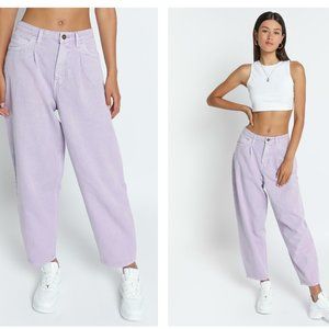 Stylish Lilac Barrel Denim Jeans